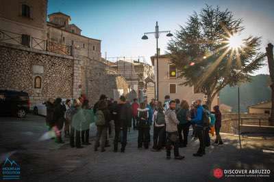 Ciaspolata di Castel Del Monte, ultima tappa Ciaspe