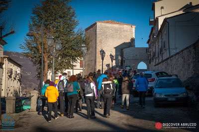 Ciaspolata di Castel Del Monte, ultima tappa Ciaspe