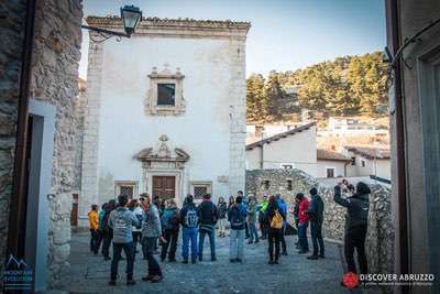 Ciaspolata di Castel Del Monte, ultima tappa Ciaspe
