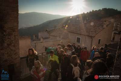 Ciaspolata di Castel Del Monte, ultima tappa Ciaspe