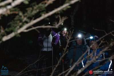 Ciaspolata di Castel Del Monte, ultima tappa Ciaspe