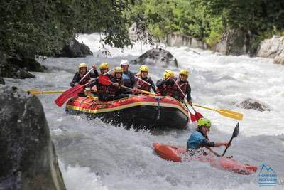 Via Corda Alpina alle Mottets e Rafting in Valle D