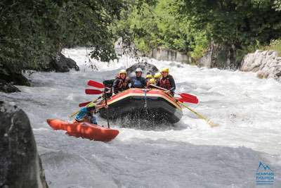 Via Corda Alpina alle Mottets e Rafting in Valle D