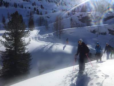 Freeride a La Thuile, in Valle D