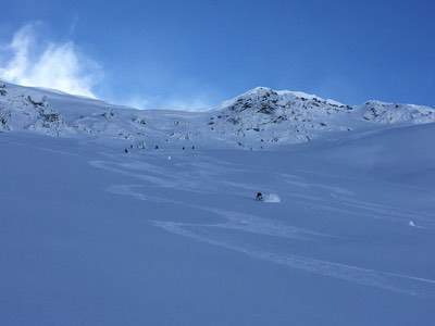 Freeride a La Thuile, in Valle D
