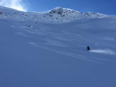 Freeride a La Thuile, in Valle D