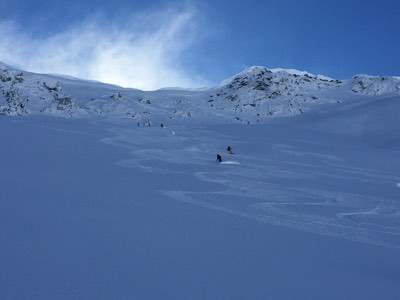 Freeride a La Thuile, in Valle D