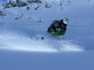 Freeride a La Thuile, in Valle D