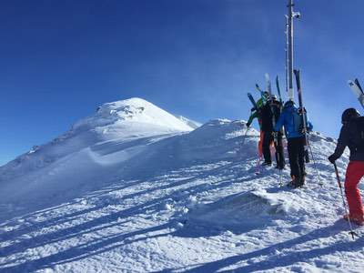 Freeride a La Thuile, in Valle D