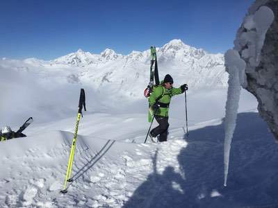 Freeride a La Thuile, in Valle D