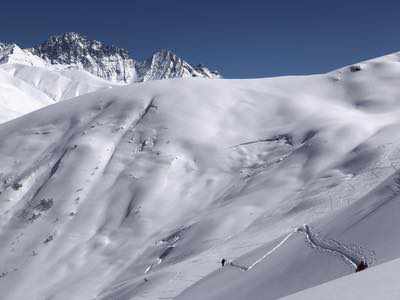 Non ci si stanca mai di sciare nello Svaneti (Georgia)